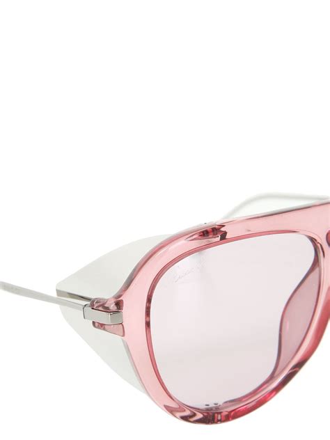 gucci pink aviator sunglasses|gucci sunglasses aviator discount.